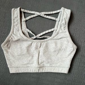 Forever 21 Padded Grey Sports Bra